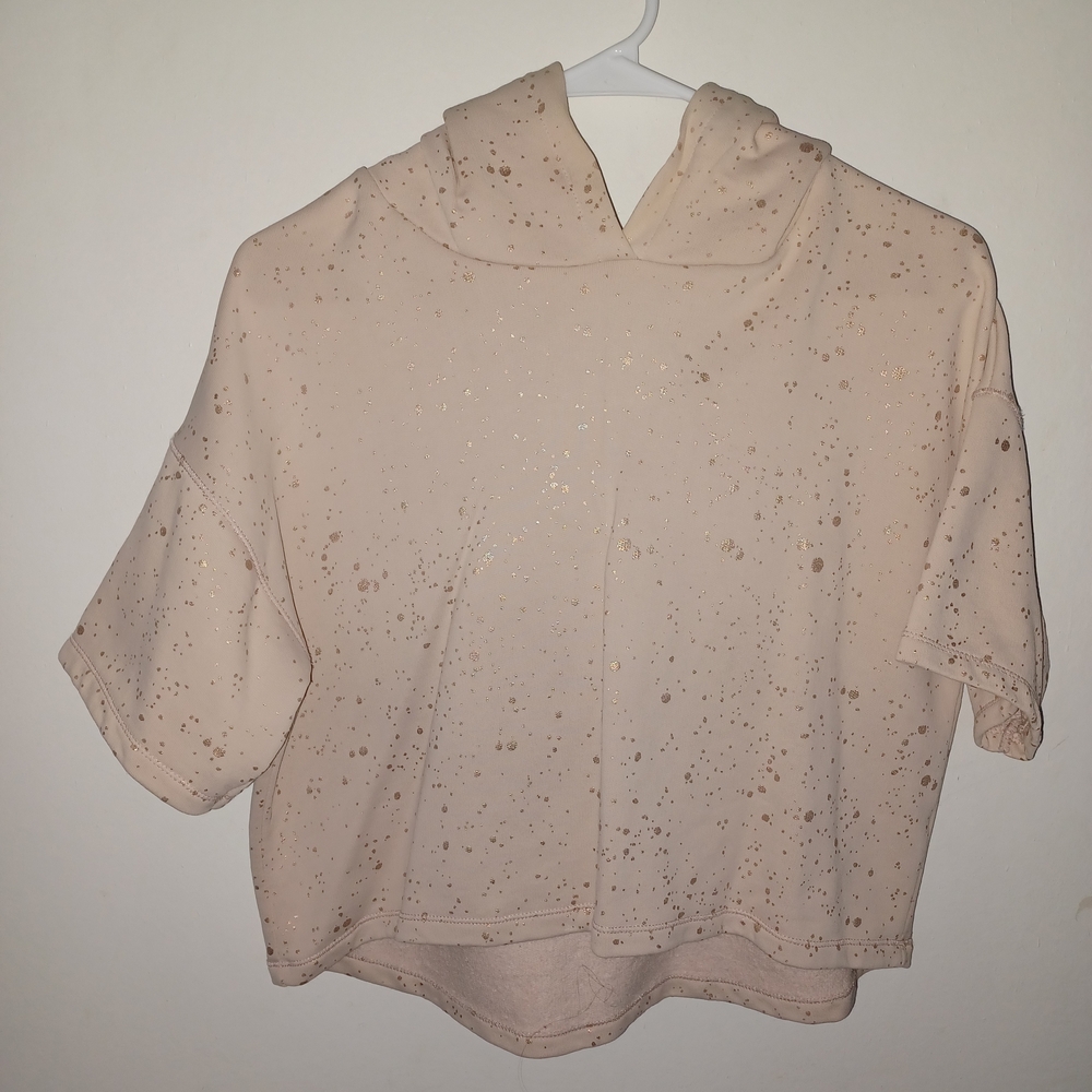 Zara Light Pink Speckled Hoodie
